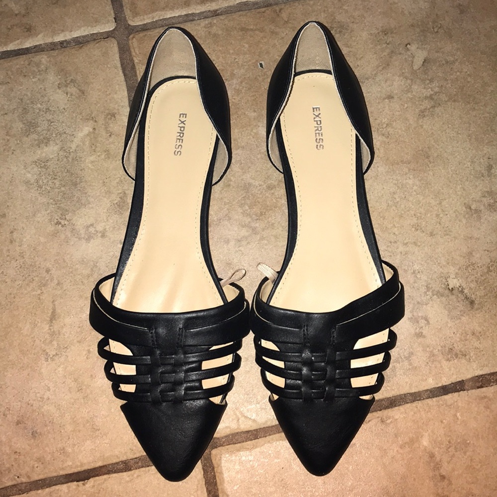 Express women’s flats, black, size 9. NWOT.